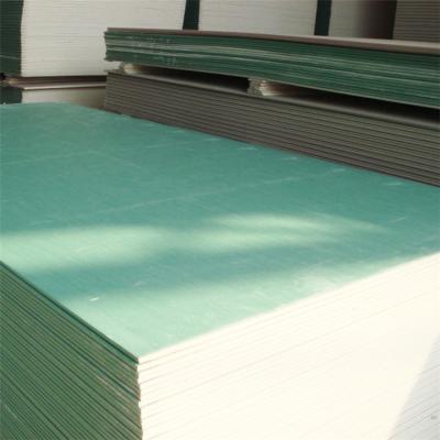 Cina il bordo di gesso dell'umidità di 12.5mm 1200x1800 semplicemente modella il colore verde in vendita
