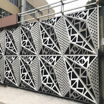Chine Le laser en aluminium de la façade 3D a coupé le modèle adapté aux besoins du client de panneaux de mur en métal à vendre