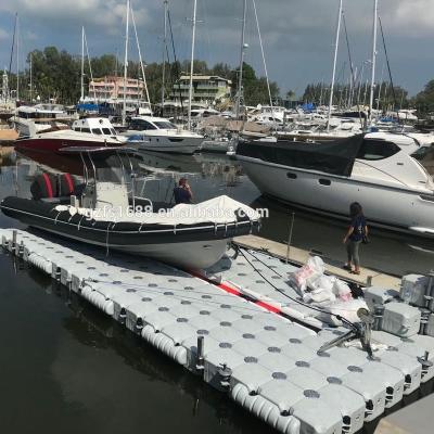 China Easy Installation HDPE Modular Floating Dock For Speed Boat And Jet Ski for sale