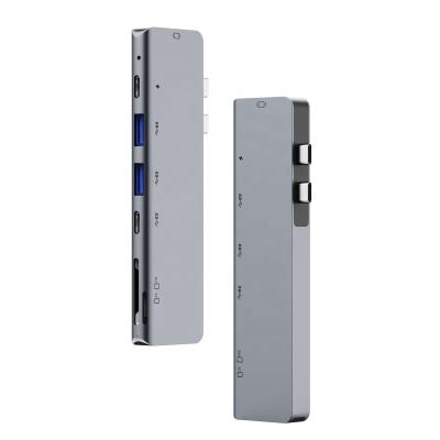 China Type-C Enabled Devices USB Type C Hub Multiport Dock Station With 4K HDTV USB3.0 Charging Hub USB Adapter Laptop Docking Station VS for sale