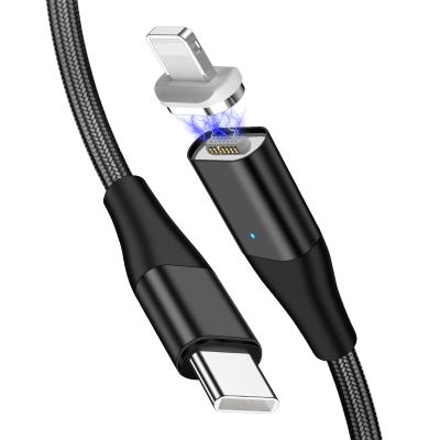 China Fast Charging Type C Speed PD 18W Data Cable Multi Color Magnetic C To C Cables High Quality Fast Charging Cable For Iphone for sale