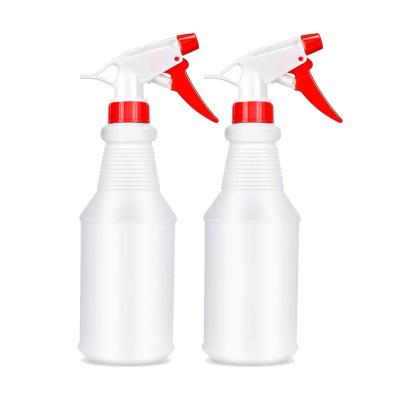 China Household Products Empty Cleaning Solution Adjustable Bottles 500ml 750ml 1000ml HDPE Plastic Spray Spray Bottle for sale