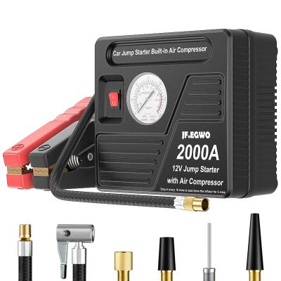 China Multifunctional 6 in 1 Auto Jump Starter 20000mAh Lithium Battery 20000mAh Peak Current Emergency Car Super Jump Starter for sale