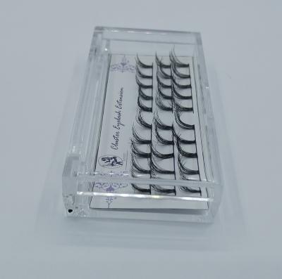China Natural Soft customizable on any eye shape 7 8 10 11 12 13mm length L curl mix remade fans Individual fake Lashes for sale