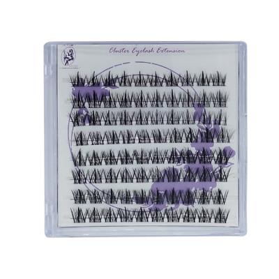 China Natural Soft volume natural lashes mixed lengths 10 mm to 16 mm D curl lash clusters DIY lash kits for sale