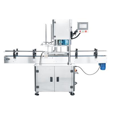 China Food Factory Directly Supply Automatic High Speed Plastic Filling And Sealing Line Machine Aluminum Tin Seamer Machine Can for sale