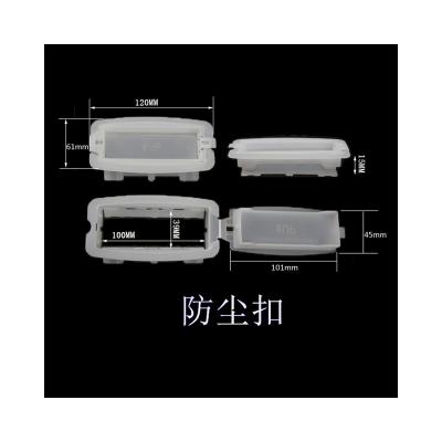 China Environment protection plastic handles for corrugated carrying packaging box PP/PE/ABS Large Capacity and Portable Dust Buckle for sale