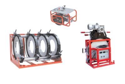 China máquina hidráulica automática de la fusión del extremo de 250 a de 400m m roja en venta
