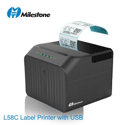 China Black And White Easy To Carry MHT-L58 USB High Speed Thermal Label Printer for sale