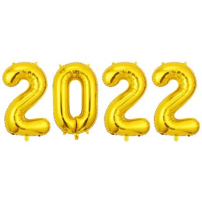China Birthday 2020 Balloons 16 Inch Gold Foil Balloons Helium Mylar Balloons New Year Festival Party Decorations Birthday Party Supplies for sale