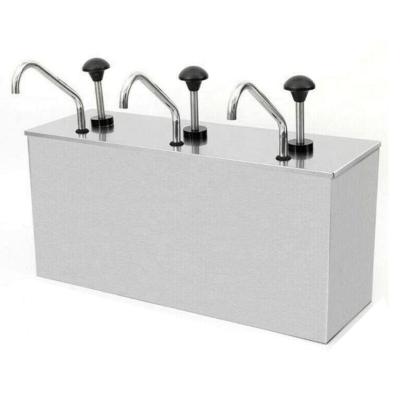 China Low Energy High Speed Professional Restaurant Steel 3L*3 Food Sauce Dispenser Commercial for sale