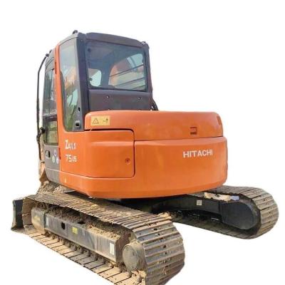 China Excavadora usada Hitachi ZX75 con capacidad de cubo de 0,33 m3 en buenas condiciones de Japón en venta