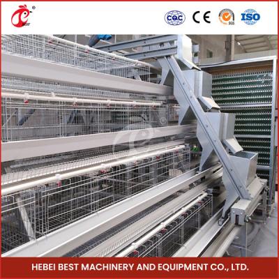 Chine Système automatique de cage d'élevage de volailles avec alimentateur automatique Pour le Nigeria Zambie Ghana Sandy à vendre