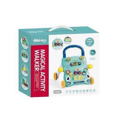 China Baby Musical Multi-Function Trolley Toys Baby Walker Multi-Function Speed Anti-rollover Graphic Pairing Weight Gain for sale