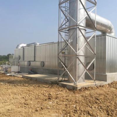 Chine Boîte de déodoration biologique en FRP en acier au carbone Grp Filtre de déodoration de gaz résiduels à vendre