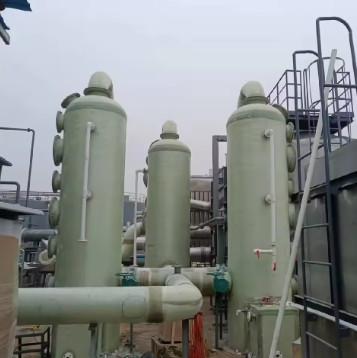 China Torre de absorção de névoa ácida de fibra de vidro FRP GRP Scrubber FRP Torre de tamanho personalizado à venda