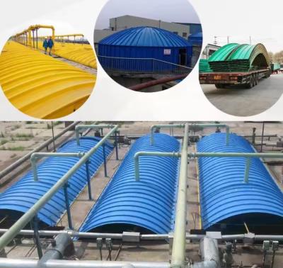 China Frp Grp fiberglass hollow cover plate fiberglass sewage pool tank cover fiberboard tank cover curved or flat customized for sale