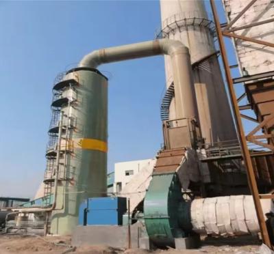 China Multiple Layer Sprayer FRP Desulfurization Scrubber Tower For Industry Wet Gas Fume for sale