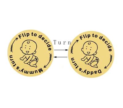 China Funny UK Baby Memories Parent Decision Trick Coin Made Of High Quality Stainless Steel (Do Not Change Color And Rust) for sale