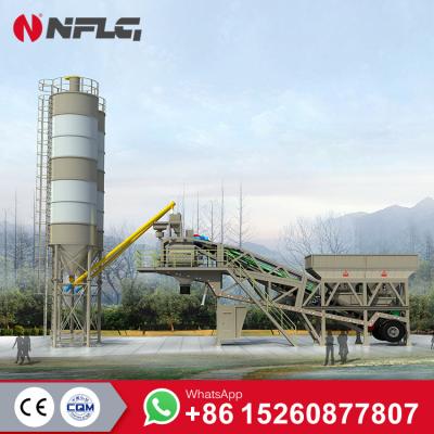 China Factory YHZS25-75M3 Mobile Concrete Batching Plant With High Quality Factory Price for sale