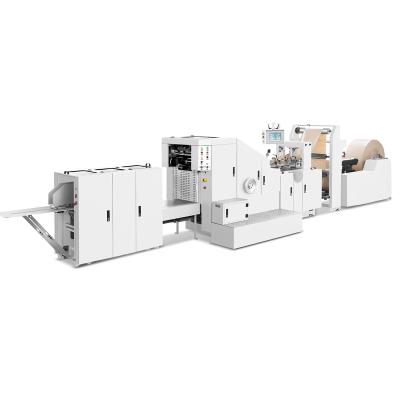 China food & Beverage Factory RZFD-190 Fully Automatic High Speed Square Bottom Paper Bag Making Machine for sale