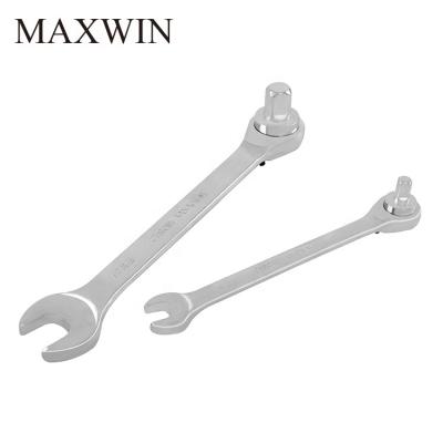 China Multi Function Multi Fuction Wrench Chrome Vanadium Socket Wrench Open End Steel Ratchet Wrench Set for sale