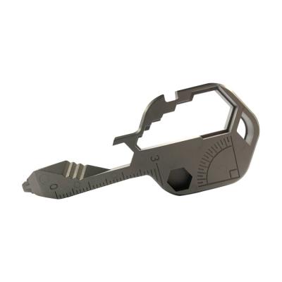 China Portable Survival Tools Exquisite Packaging Stainless Steel Material Durable Bottle Opener Lighter Multi-tool Keychain for sale