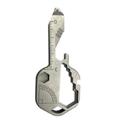 China Portable Survival Tools Wholesale Travel Home Holding 16 Useful Function Key Chain Portable Multi Tool for sale