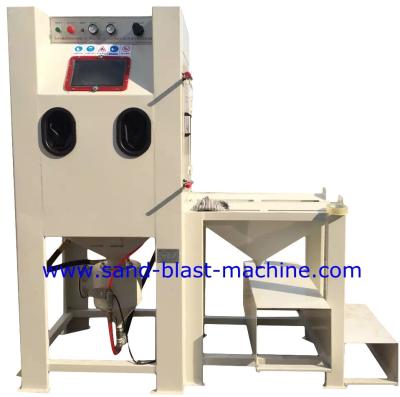 China Critical cleaning / blasting device without residue of soda sand, soda blasting cabinet for sale