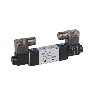 China serie 4V tipo normalmente cerrado doble de Airtac de la válvula electromagnética de la bobina de 5/2 maneras en venta