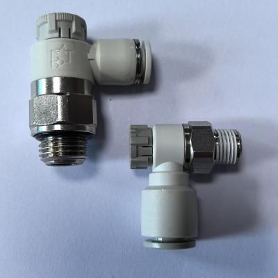 China Push-to-Connect Pneumatic Tube Fittings in Black G1/2 Port Size for Durable and Leak-Proof Connections in Pneumatic Systems for sale