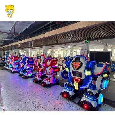 China Mall Battery Operate 360 Degree Radar Warning Electric Robot Robot Warrior Robot Shoot Battle Walking King for sale