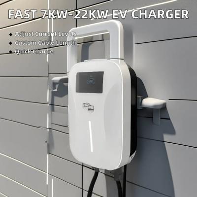 Κίνα 7KW 11KW 22KW φορτιστή αυτοκινήτου GBT Τύπος 1 Τύπος 2 AC 220V 380V Wall-Mounted Wallbox Ηλεκτρικό αυτοκίνητο σπίτι Ev γρήγορο φορτιστή προς πώληση