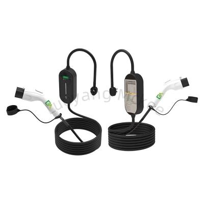 China 6-32A Stroomverstelbaar 3,5kW 7kW 11kw AC Home Portable Electric Car Charger Type 2 Electric Car Charger Te koop