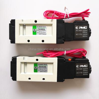 China semi automatic PET bottle blowing machine imported spare part,PMC solenoid action valve,Korea best pneumatics for sale
