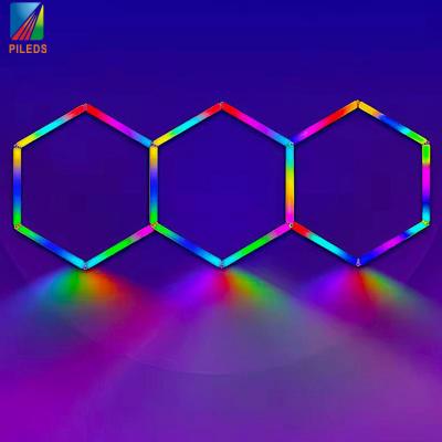 Cina Custom Club Bar Illuminazione esagonale Led Garage Light Workshop Lavoro Rgb 5 Cellulare Cellulare Light Led Pixel Bar Tube in vendita
