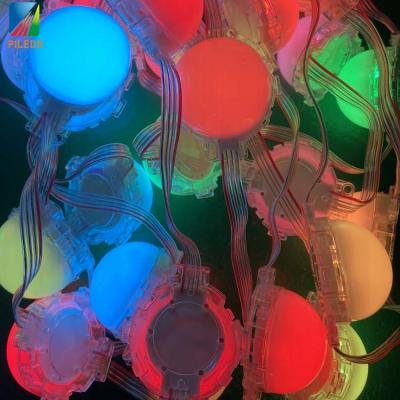 Κίνα 50mm Διαμέτρου κυκλικό κάλυμμα LED Pixel Light SPI διπλό σημείο διακοπής σήματος Resume 1.68w RGB LED Point Light Source Entertainment προς πώληση