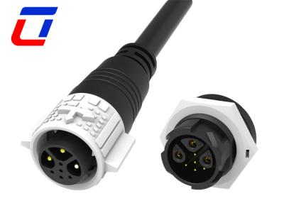 China Conector LED à prova d'água de cabo de alimentação de 3 núcleos Conectores de fio de desligamento rápido de 5 pines à venda