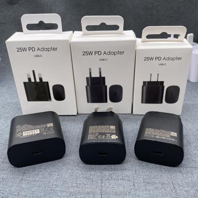 China Original High Speed Quality 25W Charing USB Type C Wall Charger TA800 Adapter Fast Type For Samsung Note10 20 With Logo Packing for sale