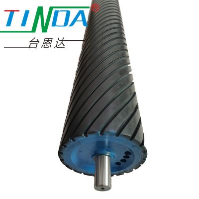 China Smooth Surface and Abrasion Resistant Industrial Rubber Roller for Heavy Duty Applications for sale