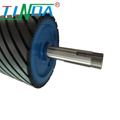China Smooth Surface Conductive Rubber Roller for White Color Printing Requirements for sale