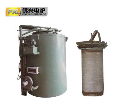중국 700x1500 380V 진공 시스템 850 °C 구덩이 유형 철 코어 및 와이어에 대한 연소 오븐 저렴한 가격 판매용