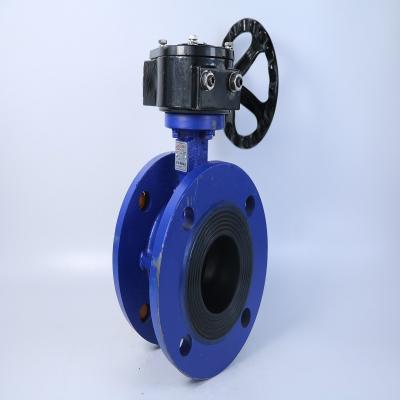 China General Good Quality Ductile Iron PN10/16 Flanged Centerline Butterfly Valve Flanged Control Valve Turbo Quarter-Turn Valve for sale