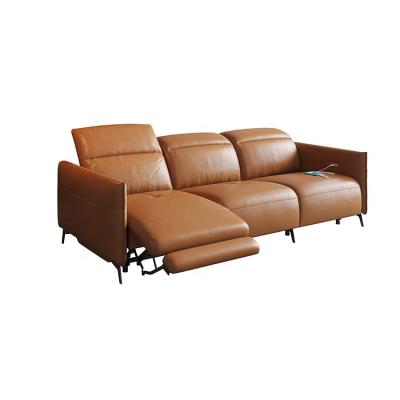 China (Other) Villia Genuine Italian Adjustable Good Quality Electric Leather Couch for sale