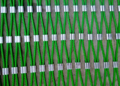 China SS316 Diamond Flexible Inox Wire Rope Mesh Zoo Aviary Fence Anti Corrosion for sale