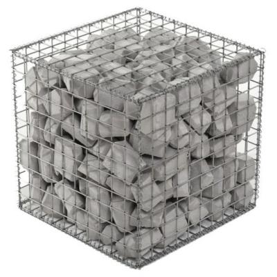 Cina Customized Galvanised Welded Gabion Mesh/Stone Basket Price/ 5x5cm 5x10cm Gabion Cage in vendita