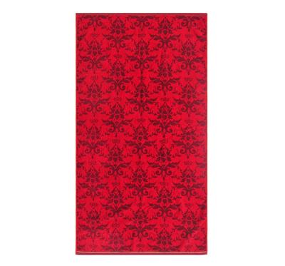 China Custom made high quality soft and comfortable cotton fabric towel large jacquard beach towel personalized with logo for sale