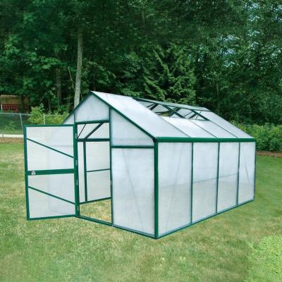 China 4mm-12mm Polycarbonate Greenhouse Sheet Flower Gardens PC Twin Wall Hollow Sheet for sale
