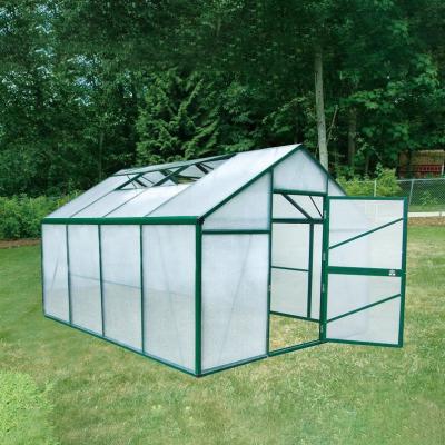 China Brown 10mm Twin Wall Polycarbonate Panels Length 5800mm 11800mm For Greenhouse Roofing for sale