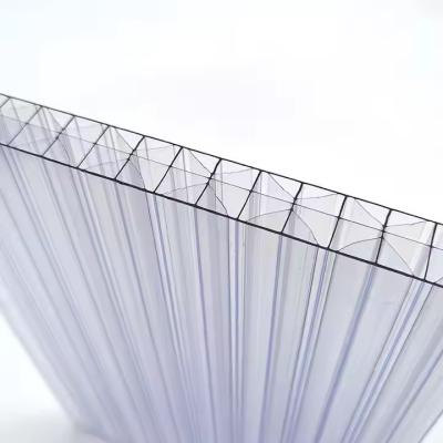 China Eco Friendly X Structure Polycarbonate Sheet Multiwall 32mm UV Protection for sale